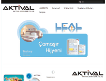 Tablet Screenshot of aktivalkimya.com